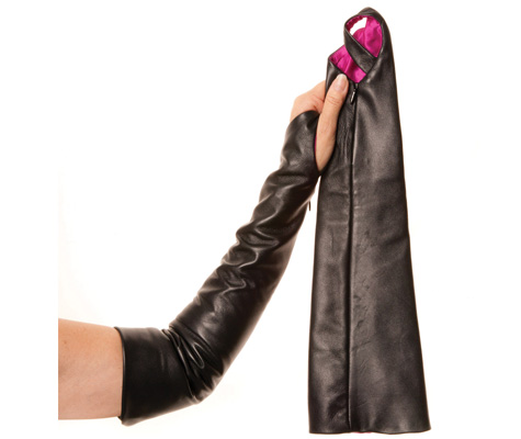 fingerless gloves - style# tl0001 bk-hp